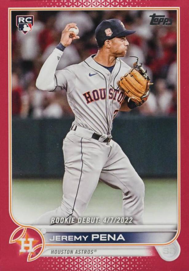 2022 Topps Update Jeremy Pena #US276 Baseball Card