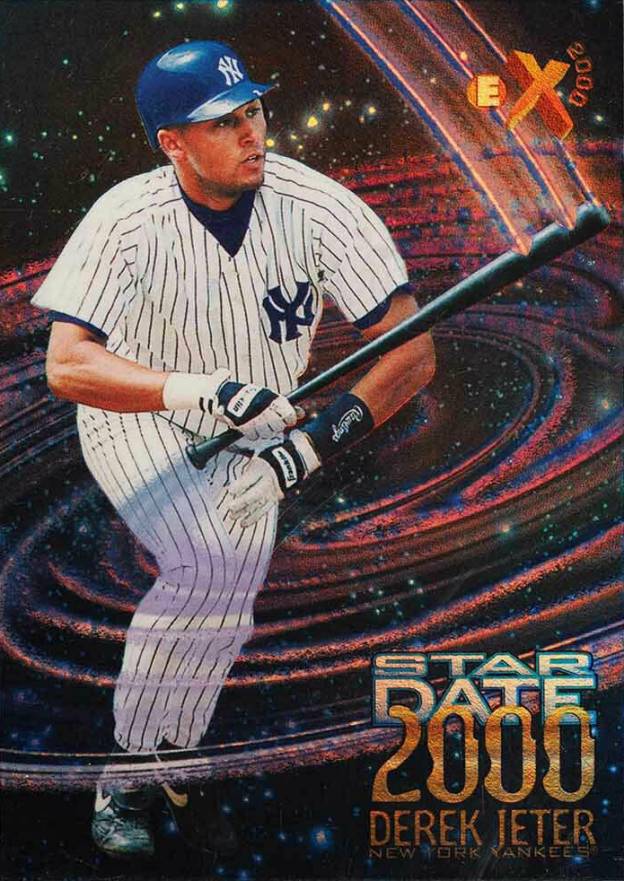 1997 Skybox E-X2000 Stardate 2000 Derek Jeter #7 Baseball Card