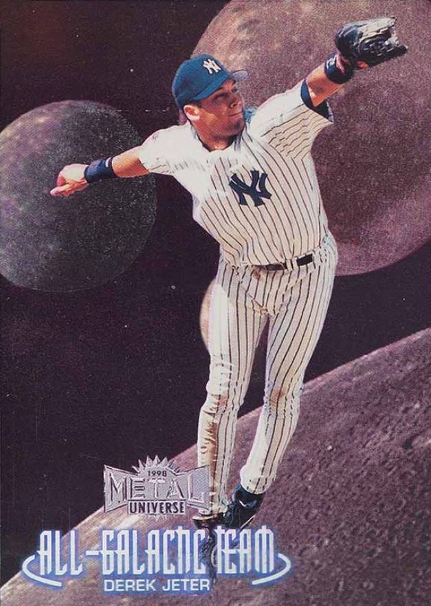 1998 Metal Universe All-Galactic Team Derek Jeter #9 Baseball Card