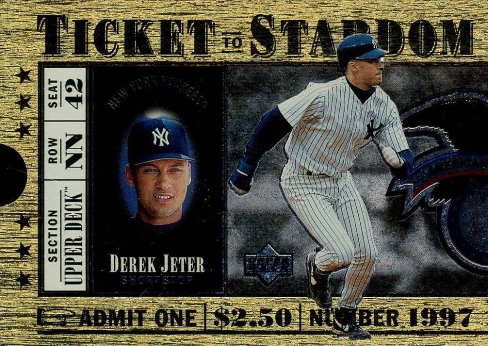 1997 Upper Deck Ticket To Stardom Derek Jeter #TS5 Baseball Card