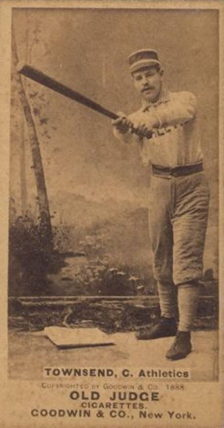 1887 Old Judge Townsend, C. Athletics #461-2a Baseball Card