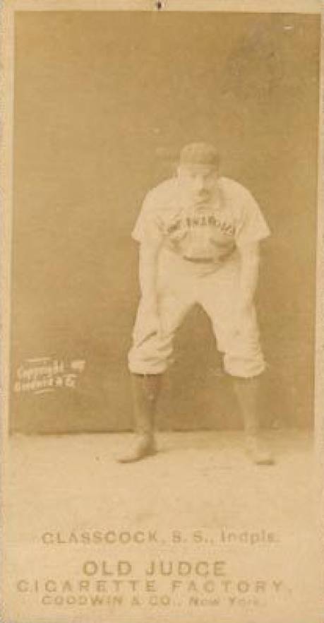 1887 Old Judge Glasscock, S.S., Indpls. #191-2b Baseball Card