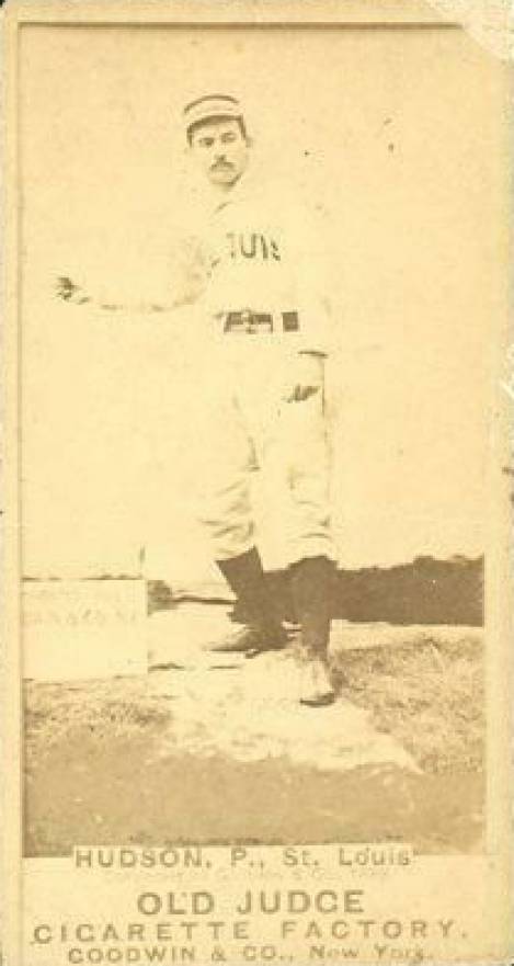 1887 Old Judge Hudson, P., St. Louis #239-5b Baseball Card