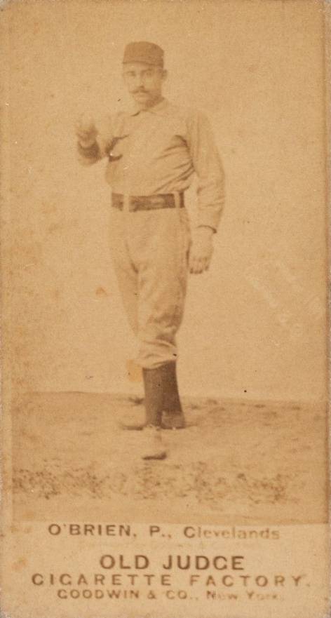 1887 Old Judge O'Brien, P., Clevelands #352-2a Baseball Card