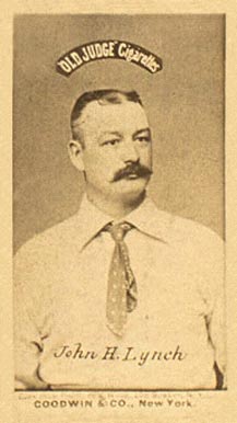 1887 Old Judge Jack Lynch #282-1a Baseball Card