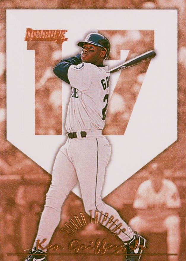 1996 Donruss Round Trippers Ken Griffey Jr. #6 Baseball Card