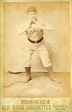 1888 Old Judge Cabinets Nagle, C. Omaha. #339-5a Baseball Card