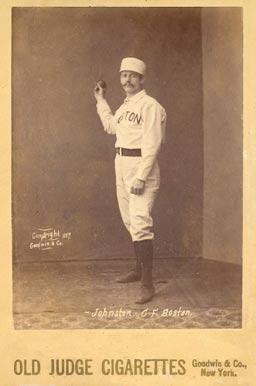 1888 Old Judge Cabinets Johnston, C.F. Boston. #248-5 Baseball Card