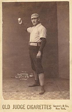 1888 Old Judge Cabinets O'Day, P. New Yorks. #355-2a Baseball Card