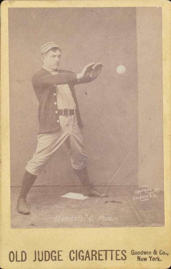 1888 Old Judge Cabinets Clements. C. Phila. #79-2 Baseball Card