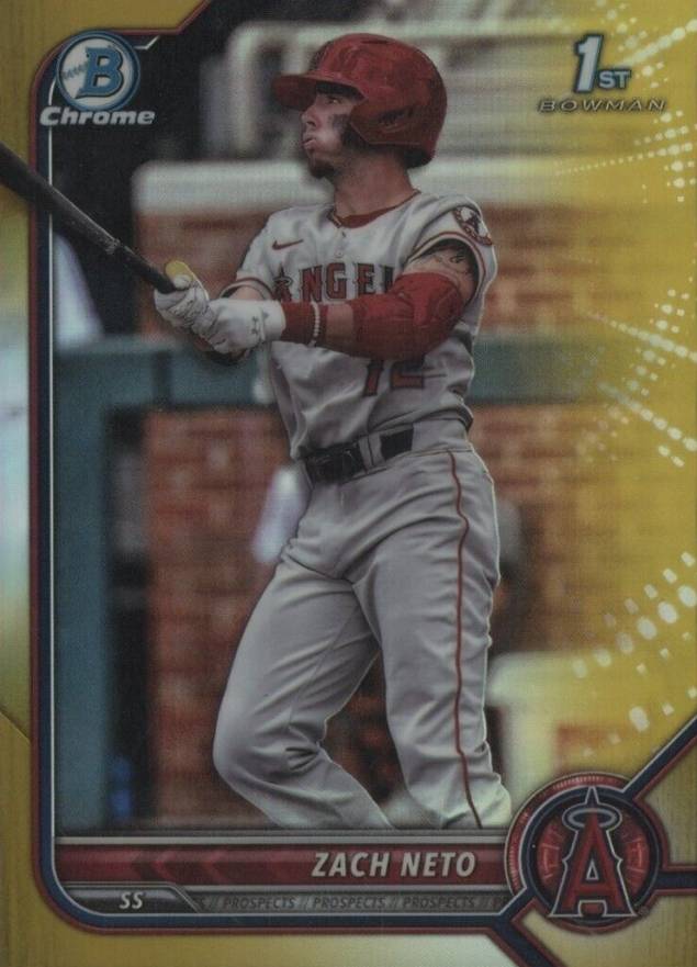 2022 Bowman Draft Zach Neto #BDC18 Baseball Card