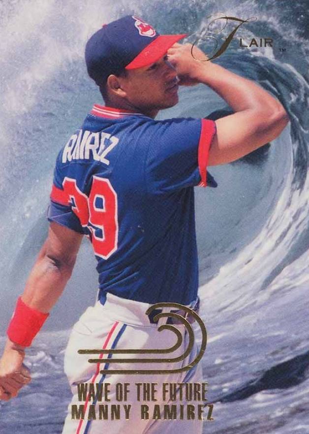 1993 Flair Wave of the Future Manny Ramirez #13 Baseball Card