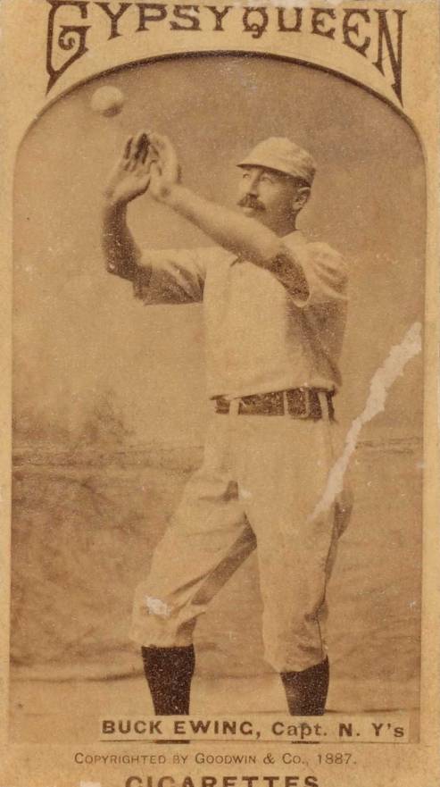 1887 Gypsy Queens Buck Ewing # Baseball Card