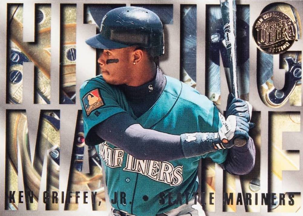 1995 Ultra Hitting Machines Ken Griffey Jr. #6 Baseball Card