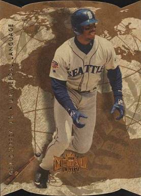 1998 Metal Universe Universal Language Ken Griffey Jr. #1 Baseball Card