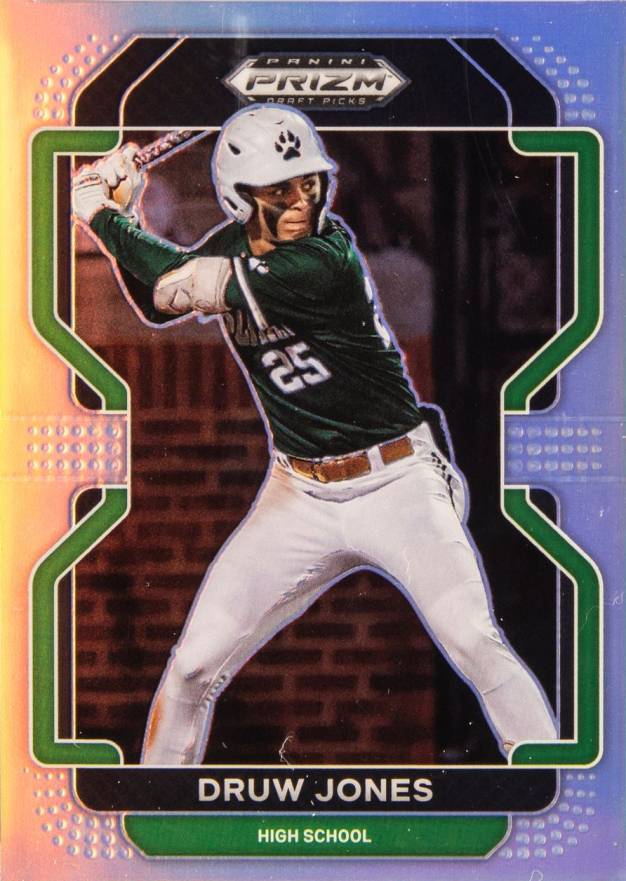 2022 Panini Prizm Draft Picks Druw Jones #PDP2 Baseball Card