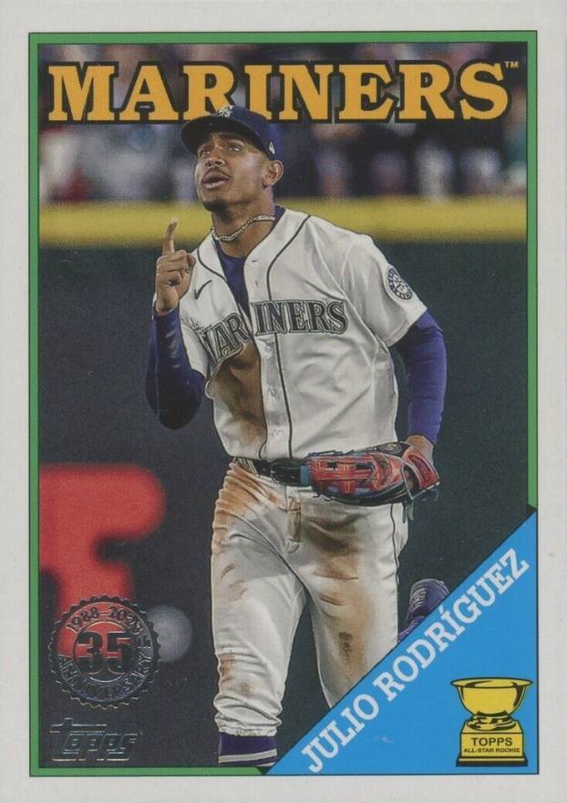 2023 Topps 1988 Topps Baseball Julio Rodriguez #2T8832 Baseball Card