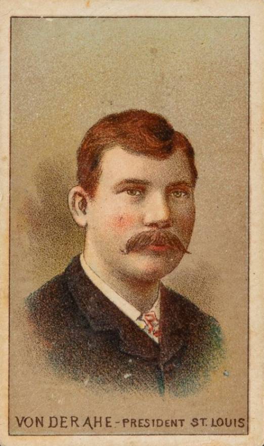 1887 Buchner Gold Coin Von Der Ahe # Baseball Card