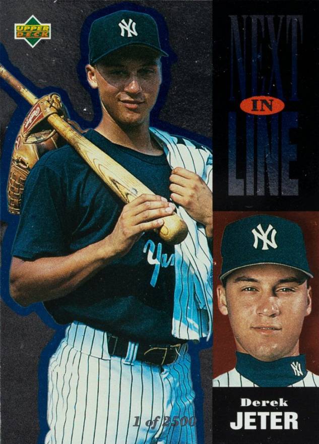 1994 Upper Deck All-Time Heroes Next in Line Derek Jeter #7 Baseball Card