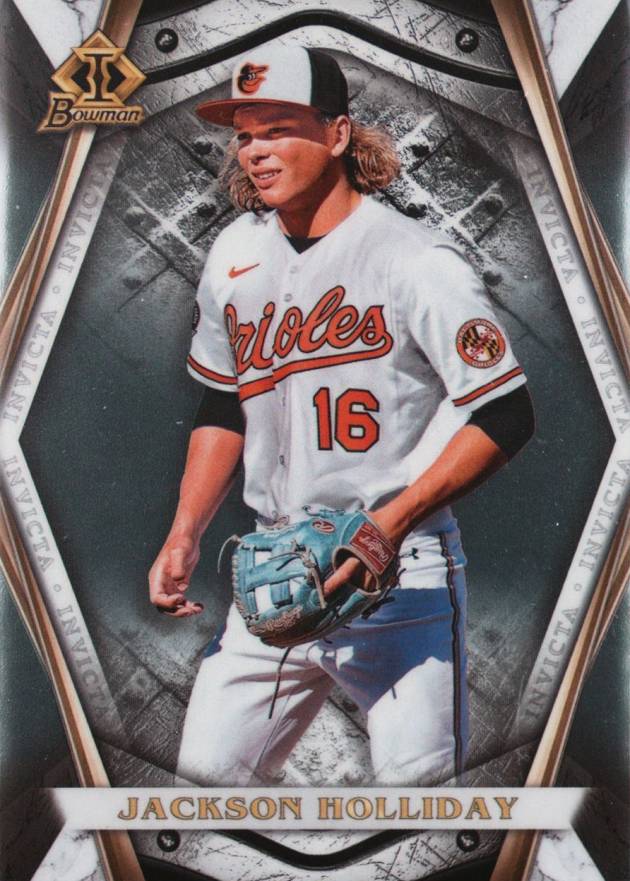 2022 Bowman Draft Bowman Invicta Jackson Holliday #BI1 Baseball Card