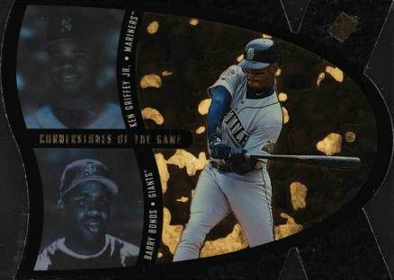 1997 SPx Cornerstones of the Game Bonds/Griffey Jr. #1 Baseball Card