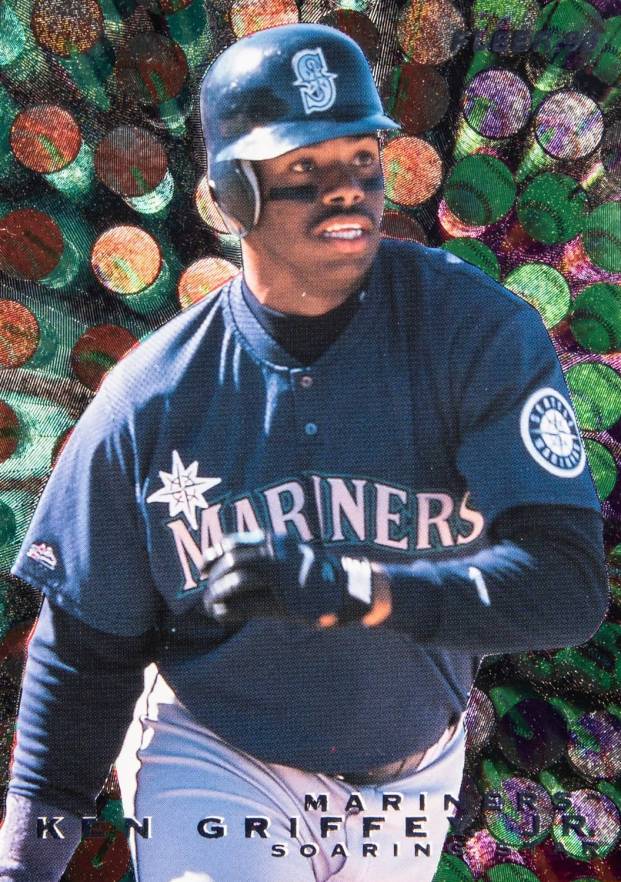 1996 Fleer Update Soaring Stars Ken Griffey Jr. #4 Baseball Card