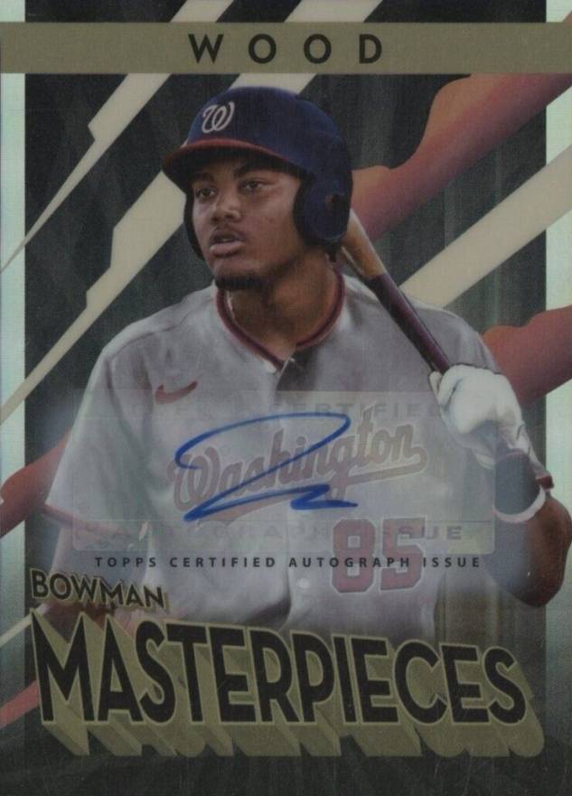 2022 Bowman's Best Bowman Masterpieces James Wood #BM12 Baseball Card