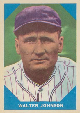 1960 Fleer Baseball Greats Walter Johnson #6 Baseball Card