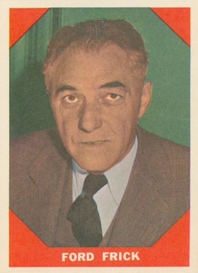 1960 Fleer Baseball Greats Ford Frick #74 Baseball Card