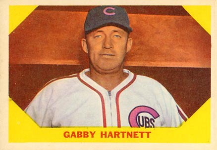 1960 Fleer Baseball Greats Gabby Hartnett #29 Baseball Card