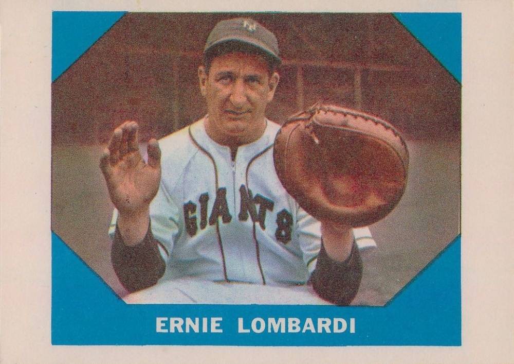 1960 Fleer Baseball Greats Ernie Lombardi #17 Baseball Card