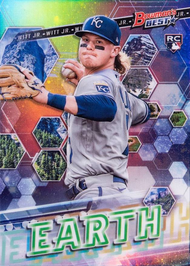 2022 Bowman's Best Elements of Excellence Bobby Witt Jr. #EE1 Baseball Card