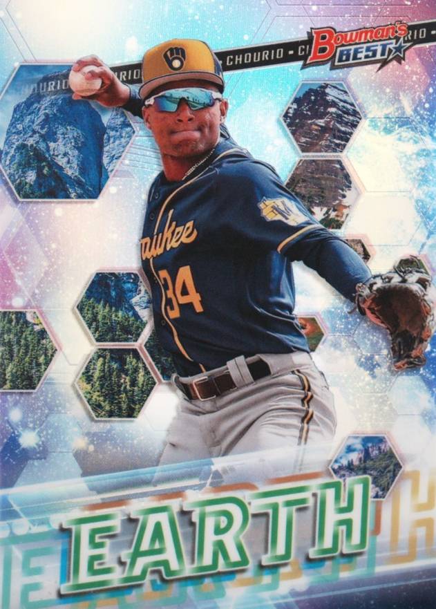 2022 Bowman's Best Elements of Excellence Jackson Chourio #EE14 Baseball Card