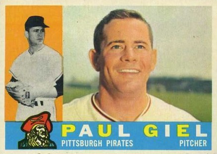 1960 Topps Paul Giel #526 Baseball Card