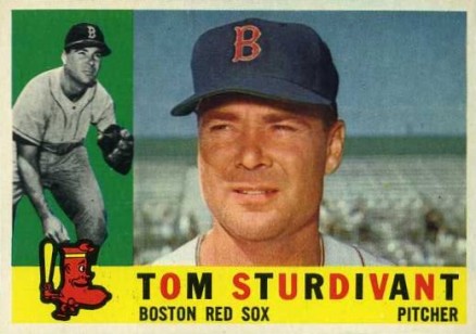 1960 Topps Tom Sturdivant #487 Baseball Card