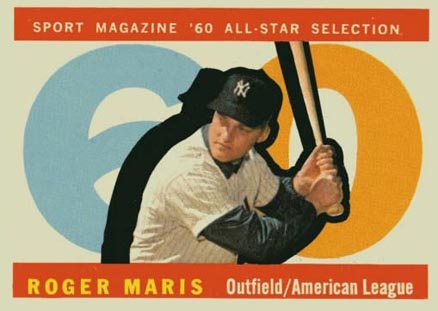 1960 Topps Roger Maris #565 Baseball Card