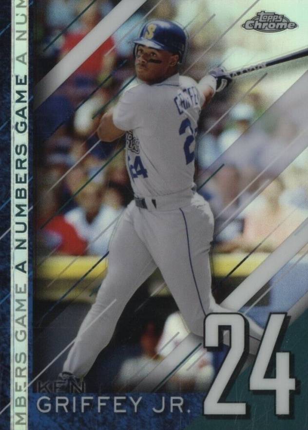 2020 Topps Chrome Update A Numbers Game Ken Griffey Jr. #NGC10 Baseball Card