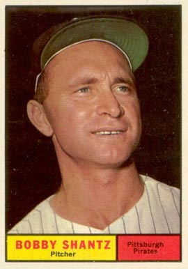 1961 Topps Bobby Shantz #379 Baseball Card