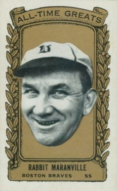 1963 Bazooka All-Time Greats Rabbit Maranville #14 Baseball Card