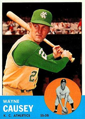 1963 Topps Wayne Causey #539 Baseball Card