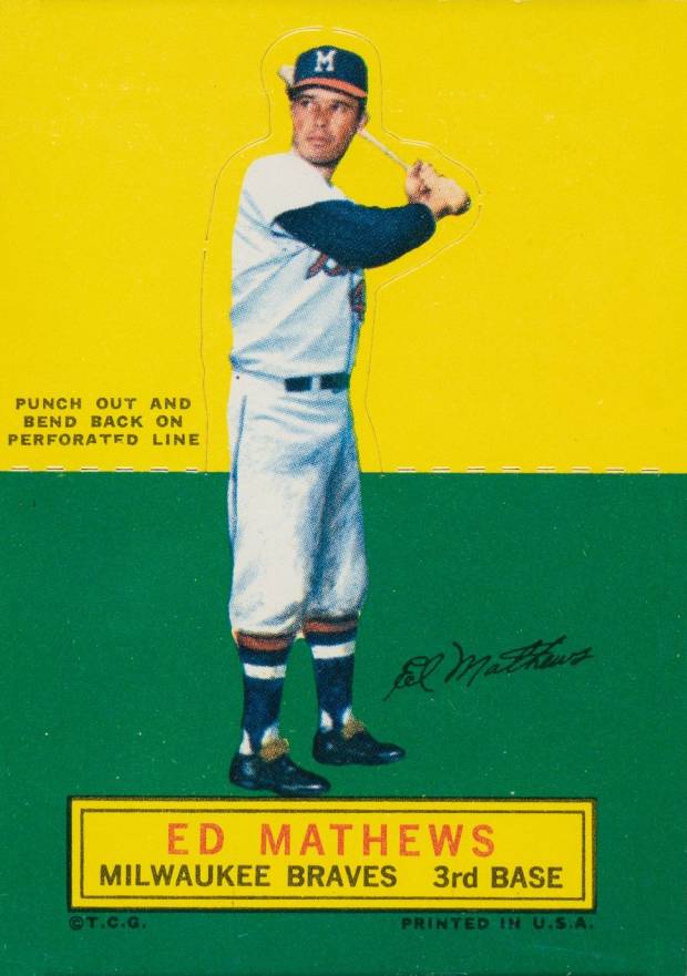 1964 Topps Stand-Up Ed Mathews #47 Baseball Card