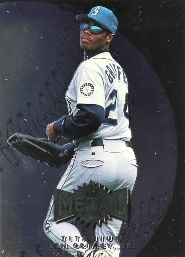 1996 Metal Universe Titanium Ken Griffey Jr. #3 Baseball Card