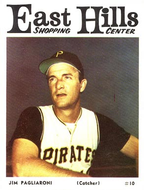 1966 East Hills Pirates Jim Pagliaroni #10 Baseball Card