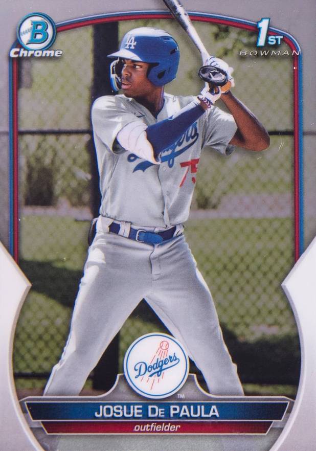 2023 Bowman Chrome Prospects Josue de Paula #BCP111 Baseball Card