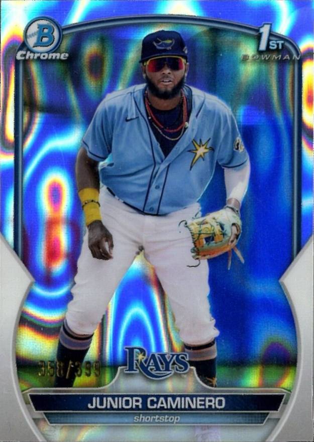 2023 Bowman Chrome Prospects Junior Caminero #BCP61 Baseball Card