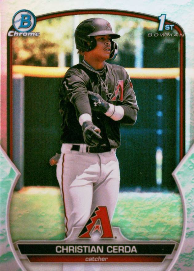 2023 Bowman Chrome Prospects Christian Cerda #BCP56 Baseball Card