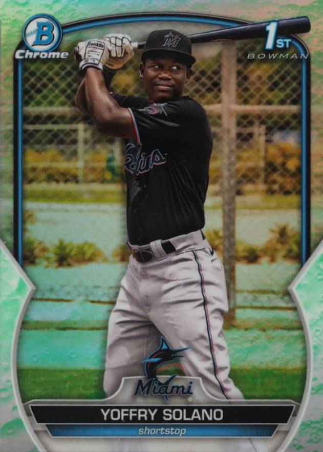 2023 Bowman Chrome Prospects Yoffry Solano #BCP72 Baseball Card