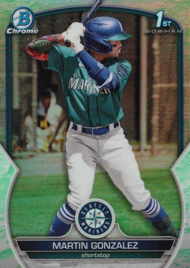 2023 Bowman Chrome Prospects Martin Gonzalez #BCP28 Baseball Card