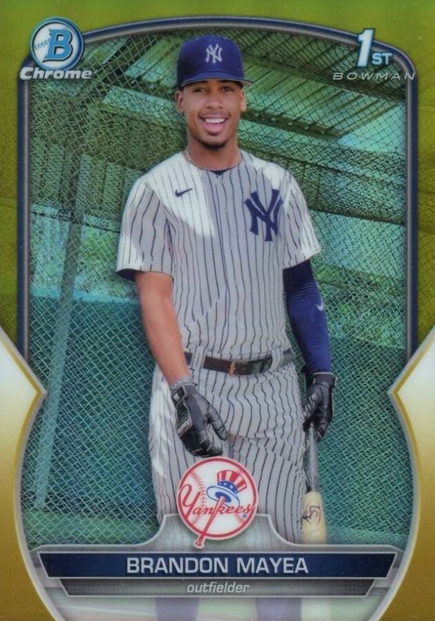 2023 Bowman Chrome Prospects Brandon Mayea #BCP188 Baseball Card