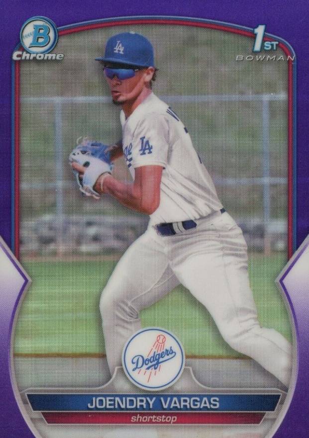 2023 Bowman Chrome Prospects Joendry Vargas #BCP218 Baseball Card